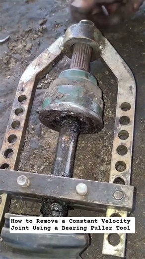 How to Remove a Constant Velocity Joint Using a Bearing Puller Tool