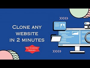 How to Clone Any Website Using AI in Minutes | No Coding Needed! 🔥 (Educational Tutorial)