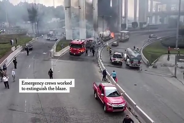 Gas Tanker Truck Explodes in Mexico City