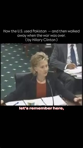 Pakistan History Posts on Instagram: "In a rare moment of candour, Hillary Clinton — former U.S. Secretary of State and First Lady of the United States — acknowledged how American Cold War policies shaped the chaos that followed in this region. She admitted that forces later labelled as “terrorists” were once funded, armed, and trained to fight the Soviet Union in Afghanistan, with Pakistan placed at the very centre of that strategy. When the war ended and the objective was achieved, the policy
