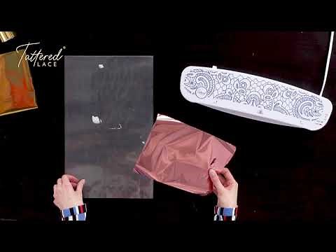 How to foil using a printed design - Tattered Lace Foiling Machine