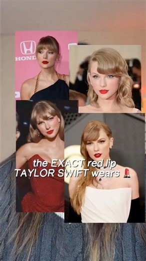 Taylor Swift’s red lipstick 💋💄#taylorswift #makeup #beautyhacks