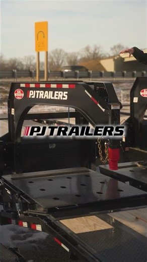 This PJ 25FT Gooseneck is selling FAST during our Year End Sale… #PJTrailers #goosenecktrailer