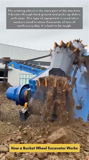 How a Bucket Wheel Excavator Works