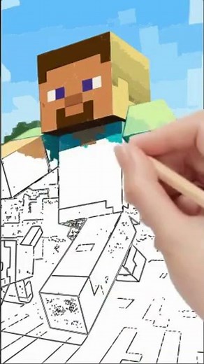 Drawing & Coloring Minecraft Characters 🪄