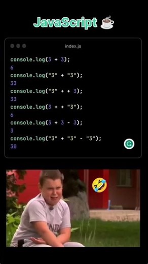 Java Script ☕🤣 #coding #javascript #programminglanguage #codeadventure #funnyshorts #javascript_pro
