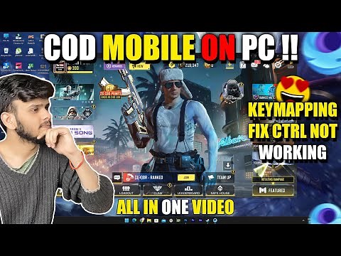 How To Play COD Mobile On Your PC | Fix Keymapping & CTRL Not Working Problem Solve🔥!!
