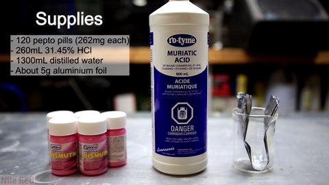 How to Extract Bismuth Metal from Pepto-Bismol Tablets