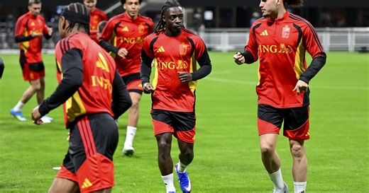Avant le défi américain de samedi, Theate est bien présent à l'entraînement des Diables (VIDEO)
