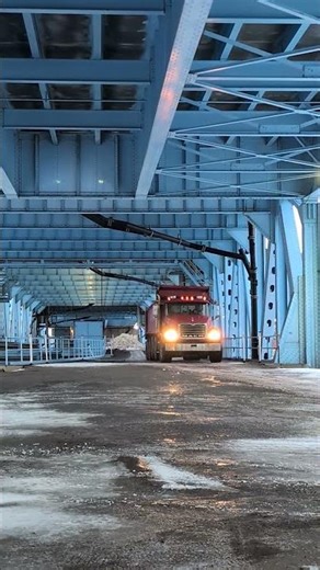 Upper Peninsula double-decker bridge opens to snowmobiles
