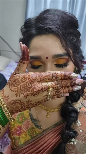Traditional Indian Attire and Henna Designs Showcase