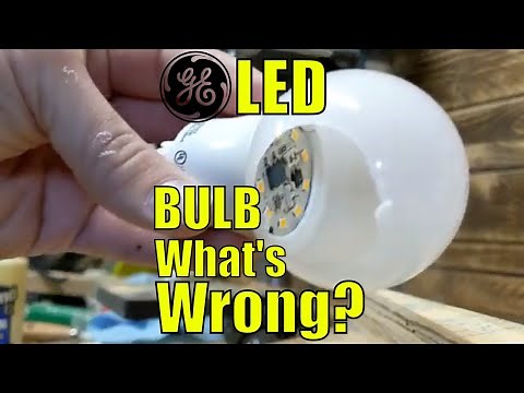 GE LED Light Bulb Stopped Working - Trying to Repair What's Wrong!
