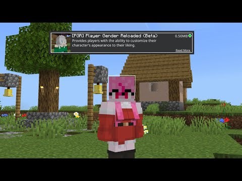 Female Gender Mod for Minecraft Bedrock 1.21+