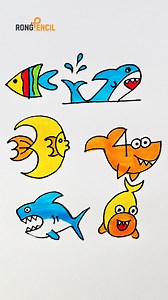 26K views · 219 reactions | Easy drawing for kids ❤️ #lettering #draw #draw #drawing | Rong Pencil | Facebook