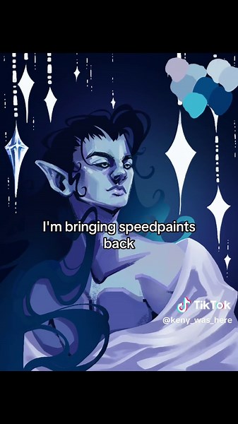 Stunning Digital Drawing Speedpaint of Original Characters