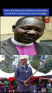 207K views · 4.2K reactions | It is really sad to hear that Bishop David Kodia has claimed that Farouk Kibet is targeting him. Such situations are worrying and raise many questions about what could be happening behind the scenes. No one deserves to feel unsafe or threatened for expressing their views. #kenyapolitics #PeoplePower | Hassoree Da Love Child | Facebook