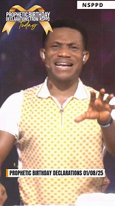 PROPHETIC BIRTHDAY DECLARATIONS AS RELEASED ON THE ALTAR OF FIRE TODAY… CONNECT, SHARE AND GET READY TO TESTIFY THIS AUGUST FOR WHAT OUR GOD CANNOT DO DOES NOT EXIST🔥🔥🔥 | Streams Of Joy International