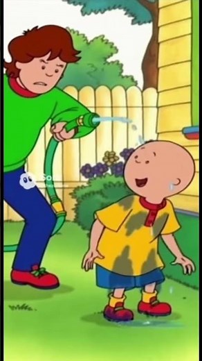 Sora 2 Caillou Sings His Song And Boris Sprays Water With The Hose
