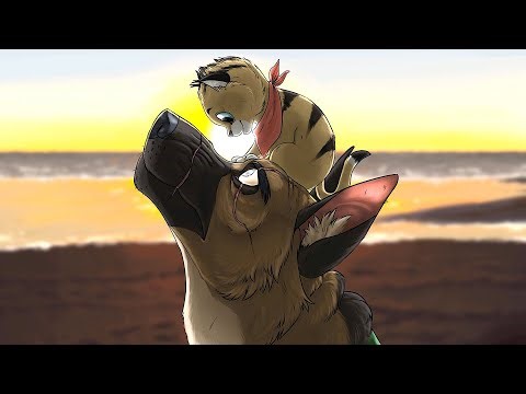 Pixie and Brutus at the Beach || Comic Dub Animation