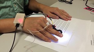 Fingertip Camera Reads to the Blind