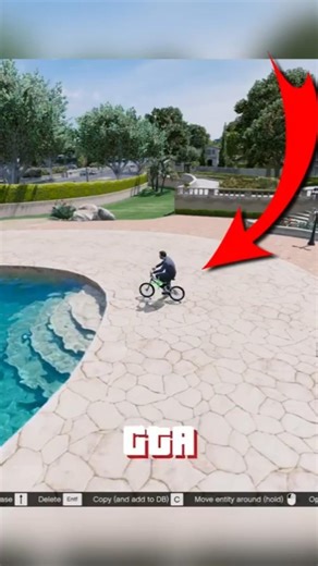 Did you know the BMX in GTA 5 acts like a car? 🚲😲