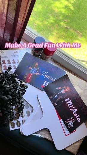 Making A Graduation Fan 🎓❤️ Thank you for this idea 🫶🏼 @Sharena Latrese | CRAFT 🐐 #graduationfan #graduation2024 #graduationideas #craftersoftiktok #graduationdiy #graduationgift #graduationgiftideas #graduationcap #dollartree #dollartreediy #craftersoftiktok #graduationaccessories