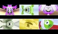 Mix of 6 videos from youtube : Gummy Bear Song HD (Four Mirrored & Upside Down Versions at Once)