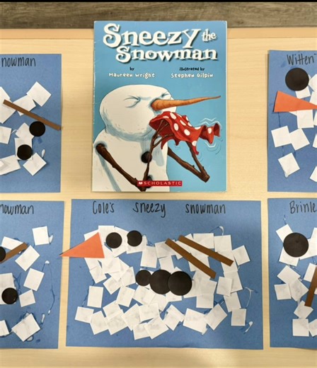 Sneezy Snowmen: A Fun Storytime Craft for Kids