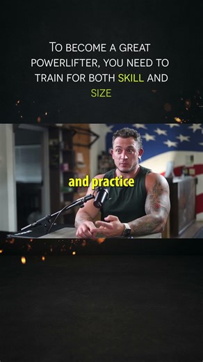 Powerlifters train for both skill and strength - Chris Wojchik