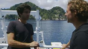 Watch 'Entourage's' Adrian Grenier Prepare to Swim With Sharks Near 'Shark Island'