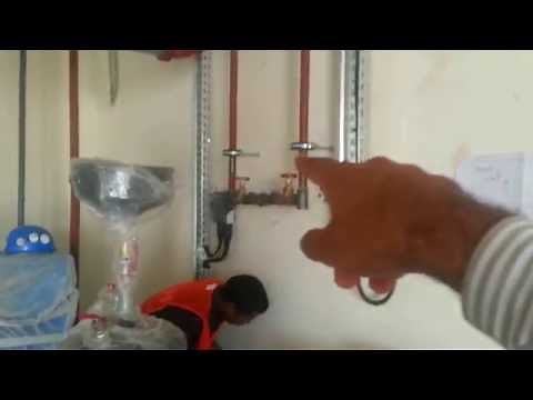 Pump Room - Chilled Water Pumps & Pressurization Unit Working