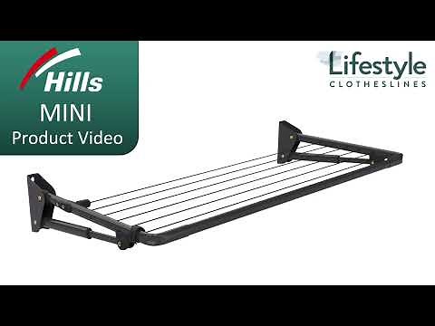 Hills Mini Folding Clothesline Product Video