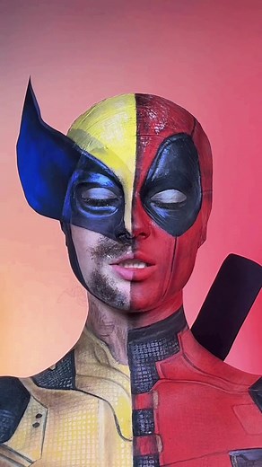 Wolverine vs. Deadpool: Epic Makeup Transformation