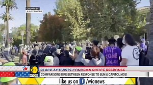 3.4K views · 67 reactions | How police handled Capitol mob and #BLM protests As Trump supporters storm Capitol Hill and overpower police, #BlackLivesMatter protesters decry the double standards in the cops' response to the two incidents. | WION | Facebook