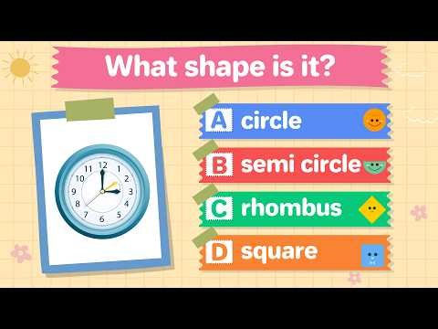 Shapes in Real Life Quiz | Shapes for Kids | Guess the Shape Challenge