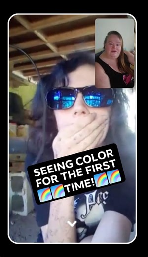 7.7K views · 43 reactions | You need to watch this kid seeing color for the first time!! #blind #colorblind | Toni Tails | Facebook