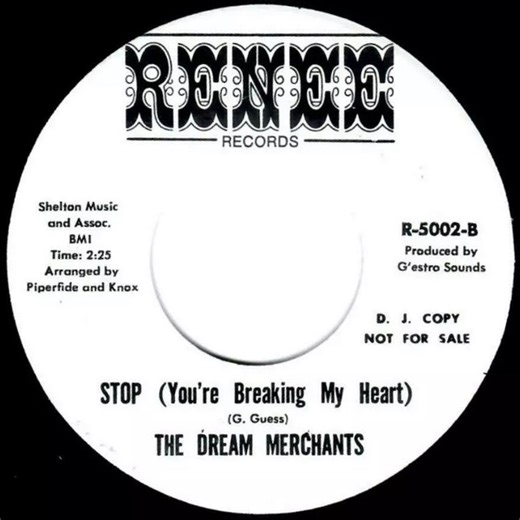 The Dream Merchants - Stop (You're Breaking My Heart)