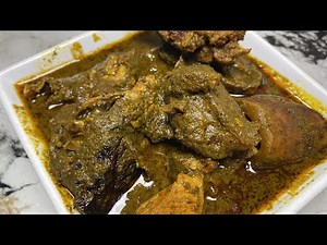 HOW TO MAKE BLACK SOUP | EASY AND VERY DELICIOUS NIGERIAN SOUP RECIPE | MARUGBO