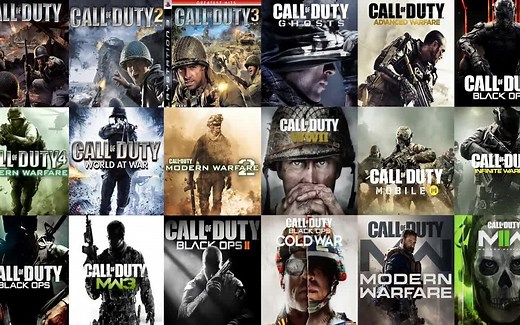 【COD】使命召唤游戏进化史（2003-2022）