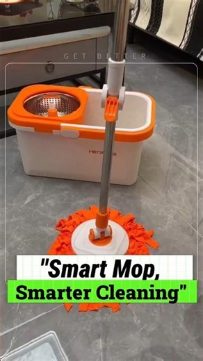 “Genius Spin Mop for Effortless Cleaning | Wet & Dry Bucket System” #shorts