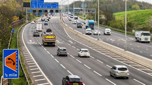 Drivers are getting more and more scared of 'smart' motorways