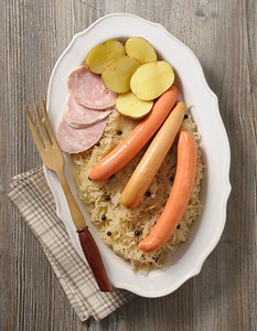 Choucroute classique allégée pour 4 personnes - Recettes - Elle à Table