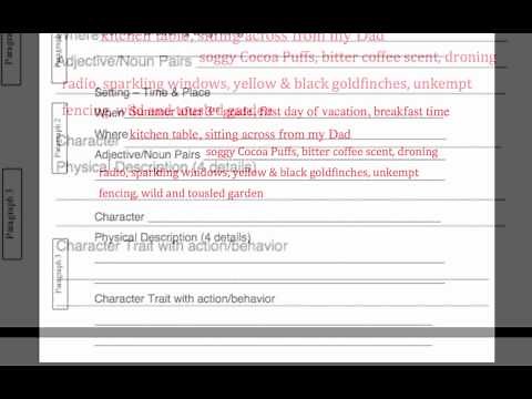 6. How To Write In Fifth Grade - Narrative - Caring for something