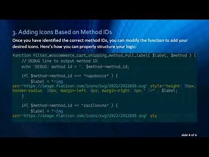 How to Insert Icons Before Delivery Methods in WooCommerce