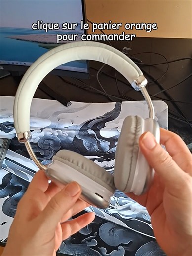 Casque Bluetooth avec réducteur de bruit, micro intégré et dispo en plusieurs coloris #Casque #Bluetooth #tiktokshop #bonplan