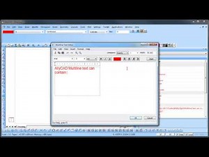 AllyCAD Software: The text function