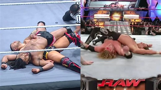 这个有争议的压制，HBK早在20年前就犯过