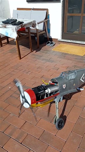 Me 109 F 4 Probelauf Motor