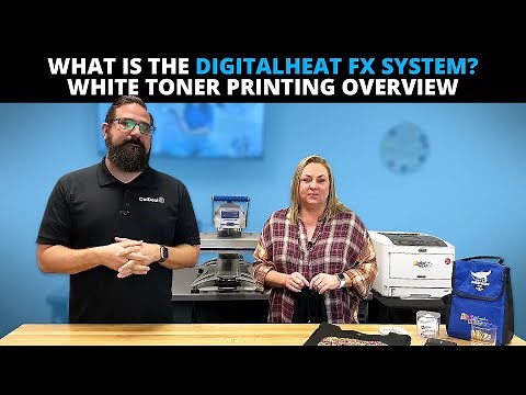 What is the DigitalHeat FX system? | White Toner Printing Overview
