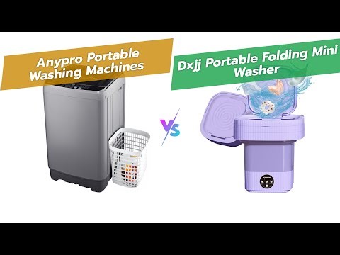 Portable Washer Showdown: Anypro 17.8LBS vs 10L Folding Mini Washer 💧🧺